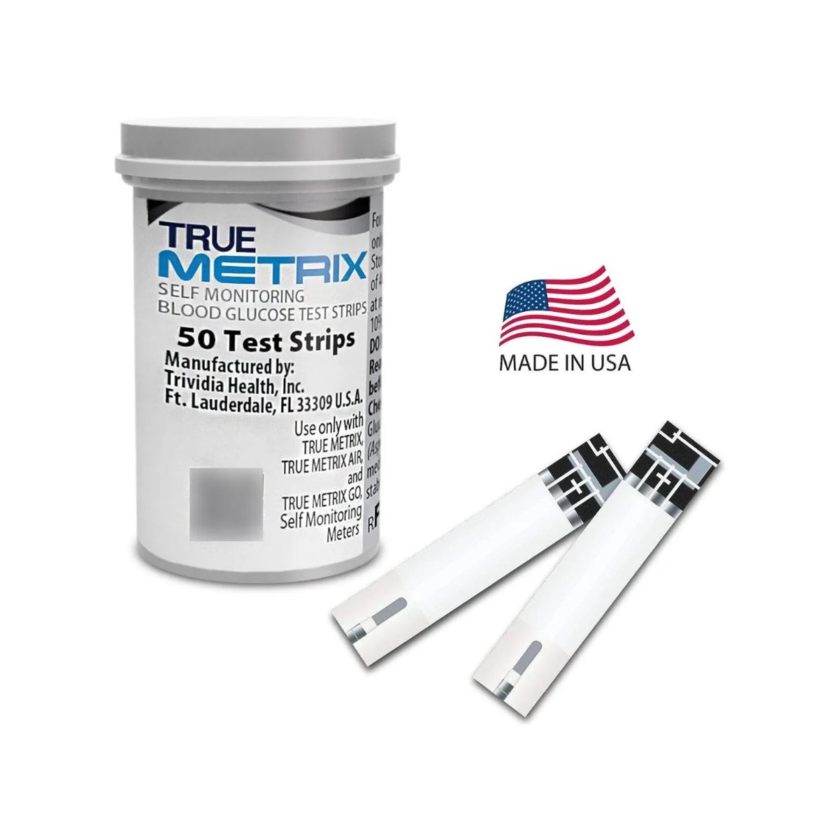 Tiras Reactivas True Metrix En Color Blanco