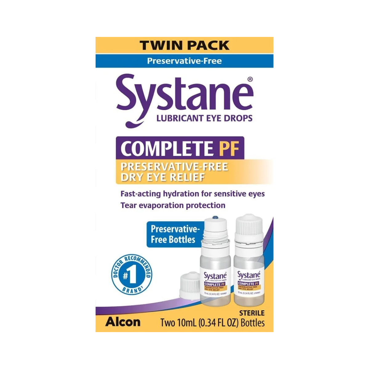 Twin Pack Systane Complete Pf Sin Conservantes 2 X 10ml