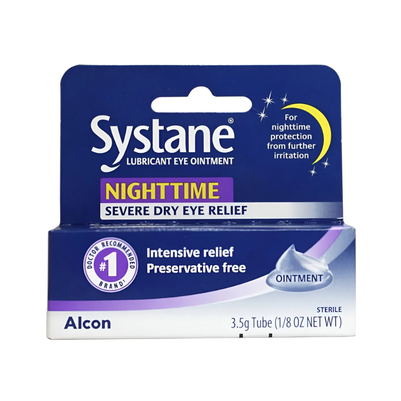 Systane Lubricante Nocturno Ungüento Para Ojos 3.5 Gr