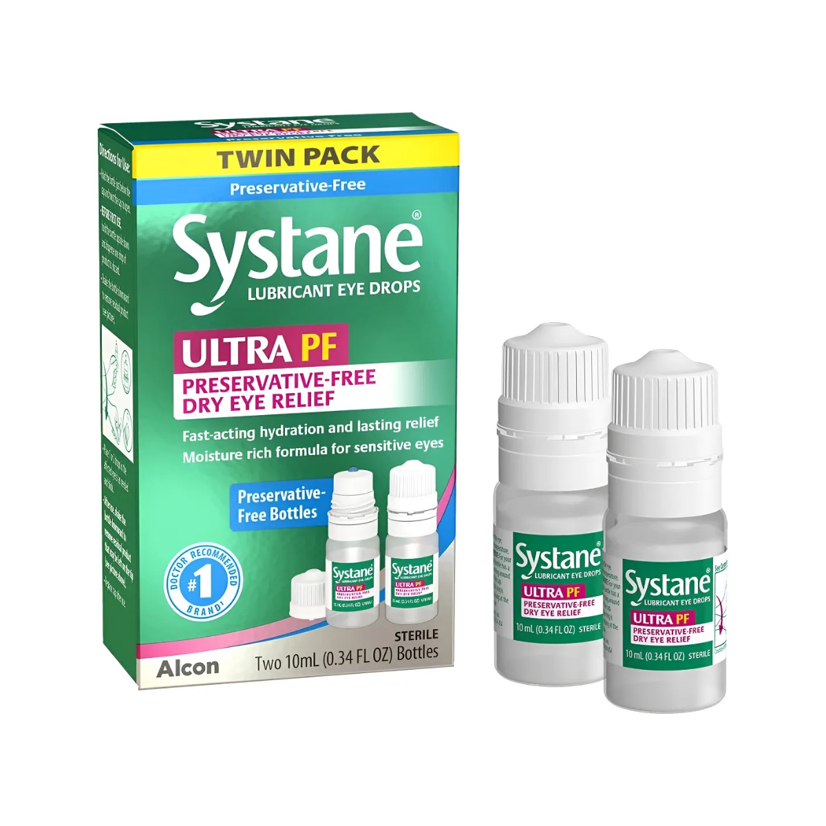 Twin Pack Systane Ultra Pf Sin Conservantes 2 X 10ml