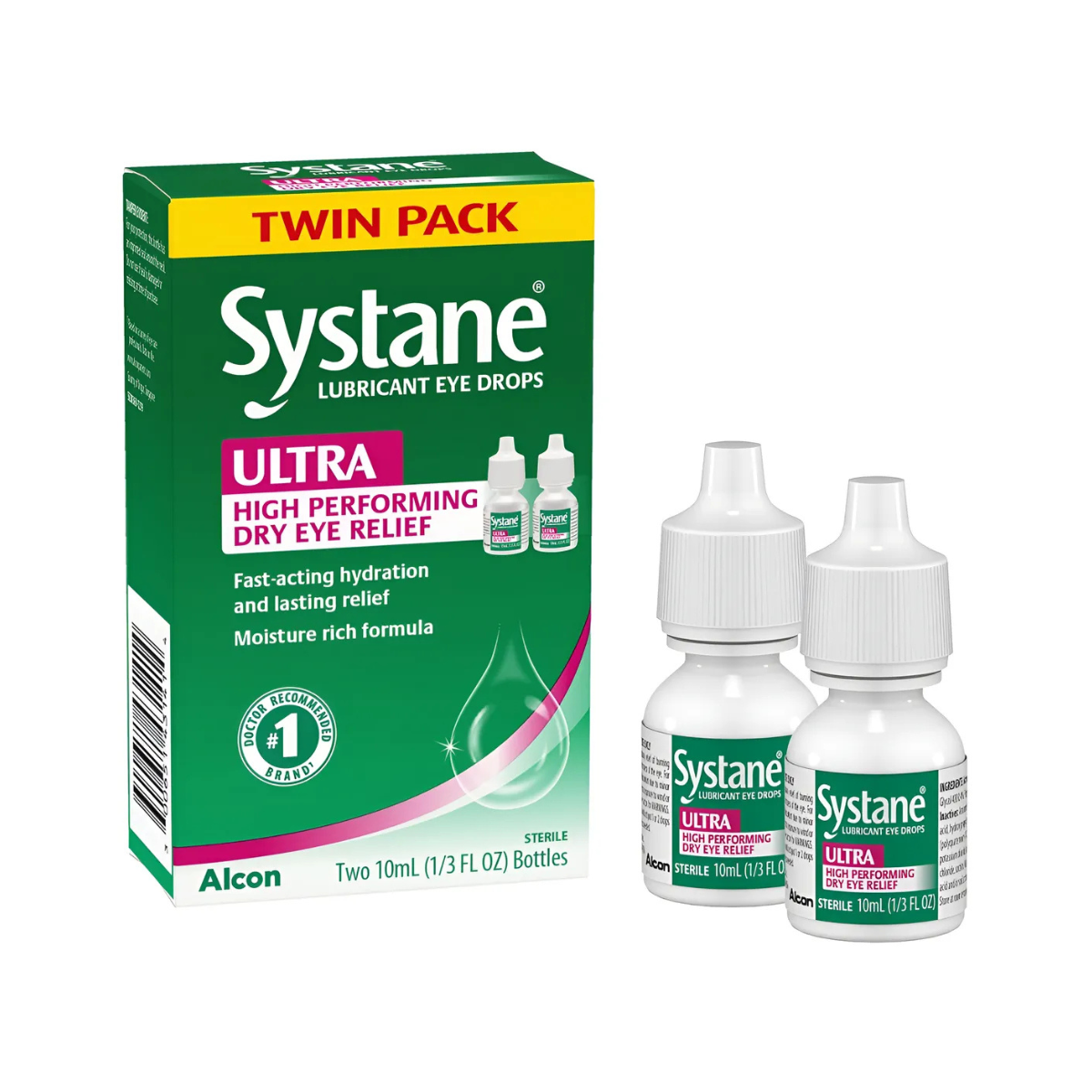 Twin Pack Systane Ultra Normal Ojo Seco 2 X 10ml