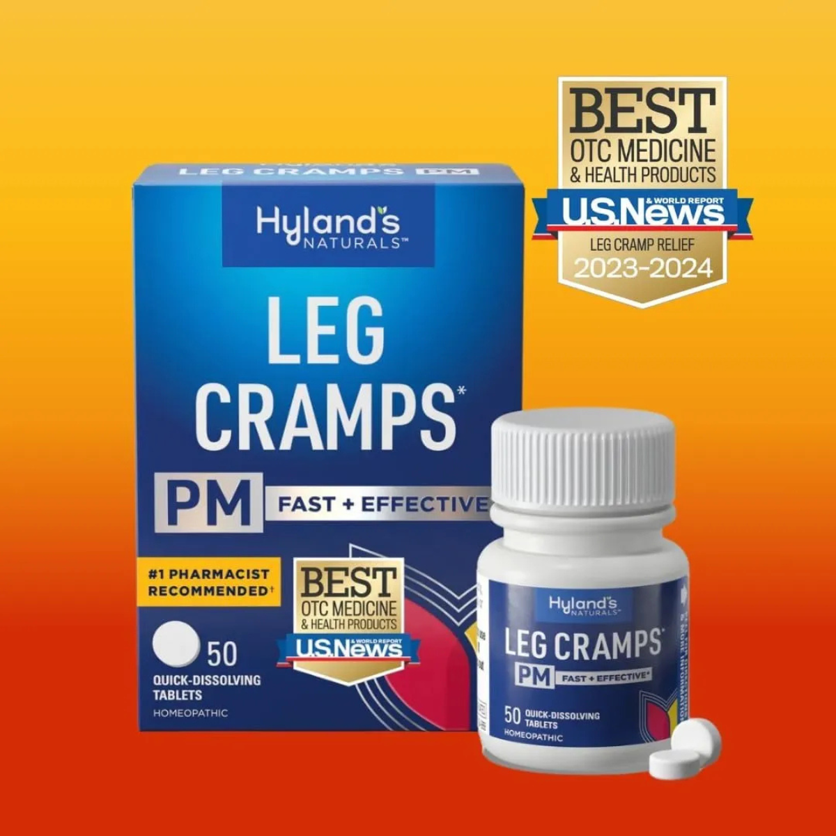 Leg Cramps Pm (alivio De Calambres, 50 Cápsulas) Importado