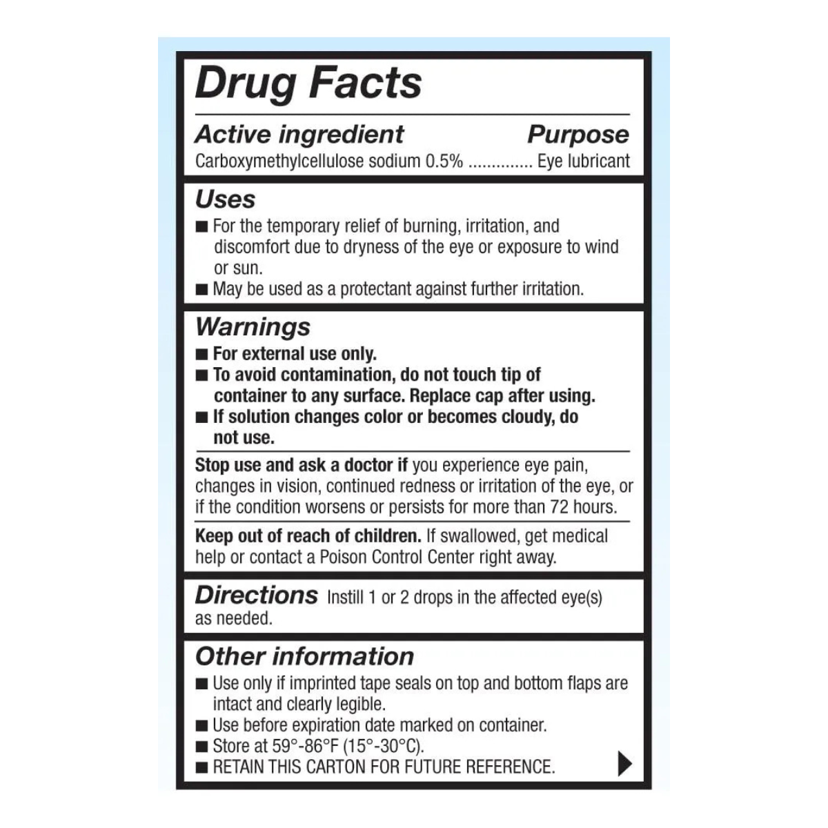 Gotas Ojos Refresh Tears Pack: 2 Frascos De 15ml Importado