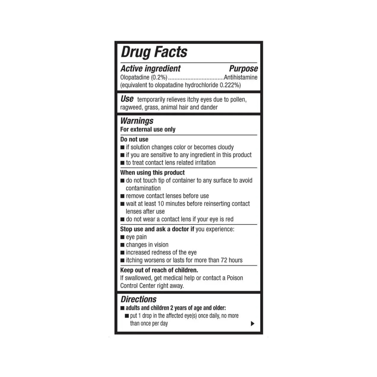 Twin Pack Pataday Gotas Oftálmicasalergia Ocular 2.5ml Rojas