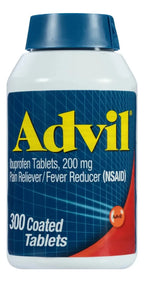 Advil 300 Tabletas Para Reducir Fiebre 200mg Importado