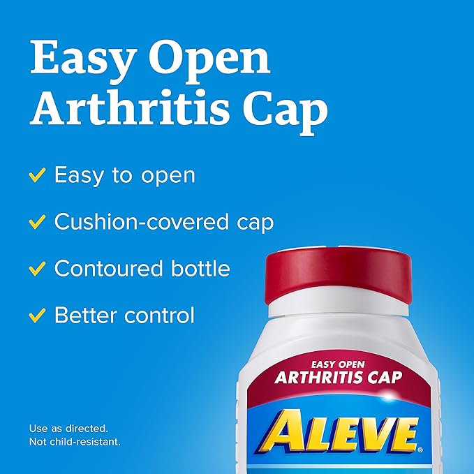 200 Caps. Aleve Naproxeno Sódico 220mg Dolor De Artritis