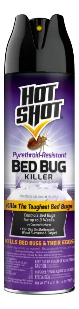 Hot Shot Bed Bug Flea Mata Chinches Pulgas De cama  496gr 17oz