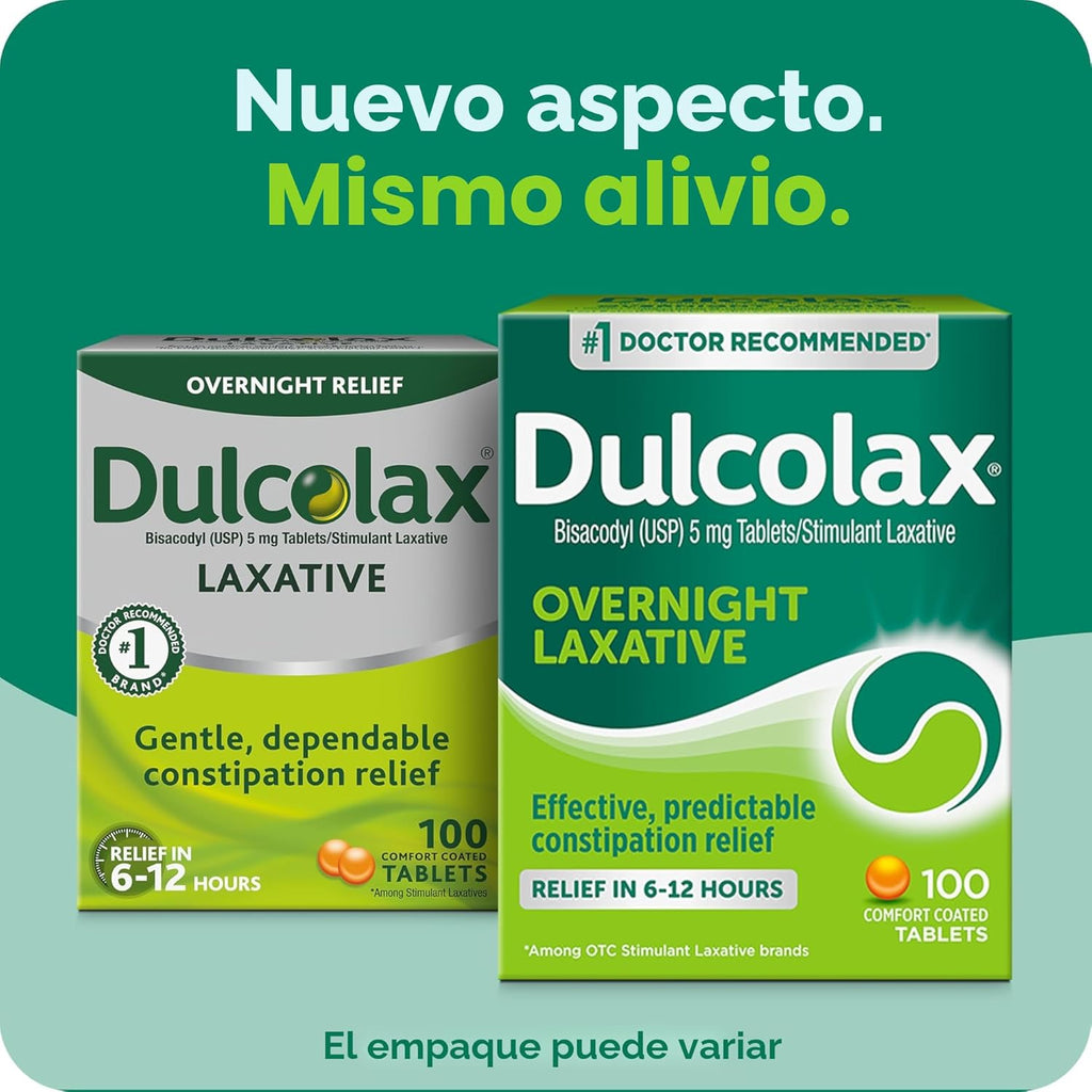 Dulcolax 100tabs. Laxantes, Estreñimiento Bisacodilo 5mg