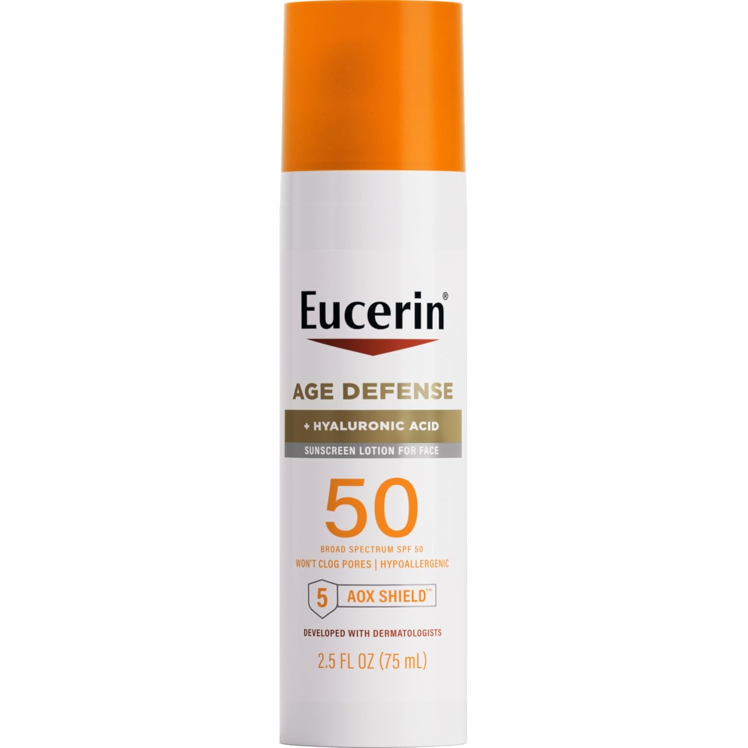 Bloqueador Solar Eucerin Age Defense Anti Arrugas con Acido Hialuronico