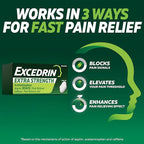 Excedrin Cápsulas extra fuertes para aliviar el dolor de cabeza, acetaminofeno 250 mg, aspirina 250 mg, cafeína 65 mg, analgésico, 200 unidades