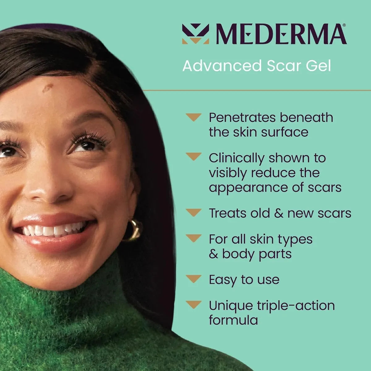 Mederma Advanced Scar Gel Para Cicatrices 20 Gr. Importado Todo Tipo De Piel Día