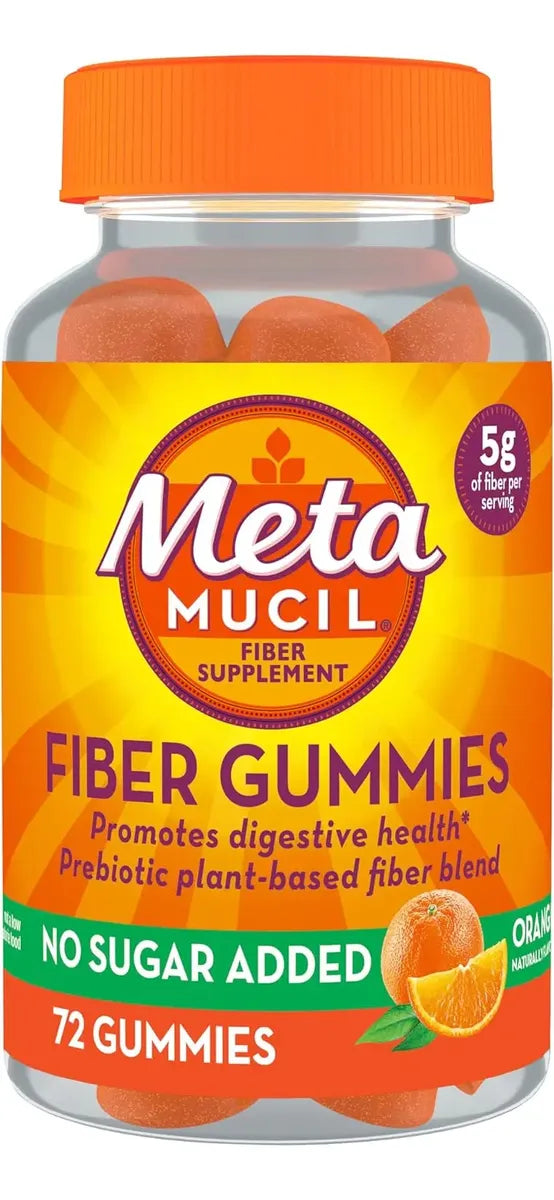 Metamucil 72gomitas Fibra Prebiótica Para Adultos Sin Azucar