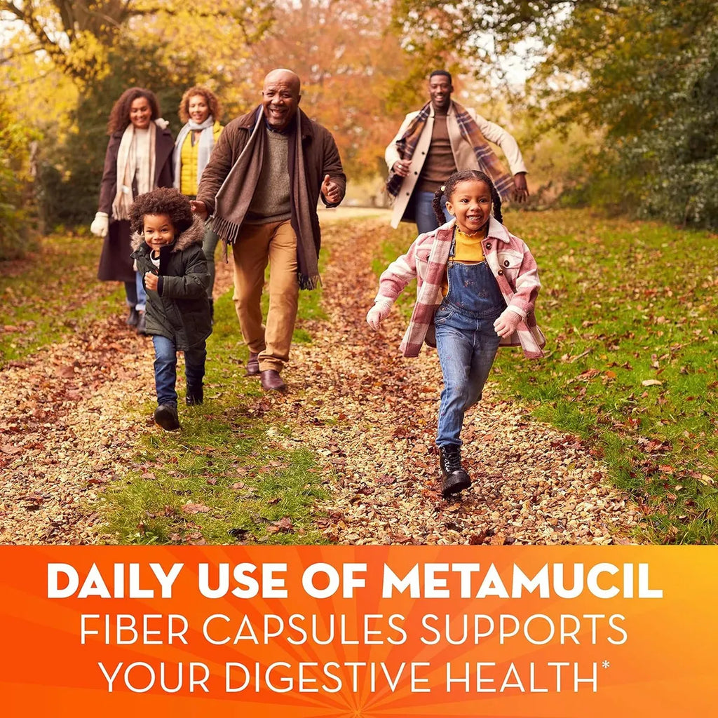 Metamucil Psyllium Husk Fiber Supplement, 3-in-1 For Dige