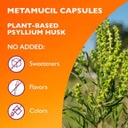 Suplemento De Fibra Metamucil Psyllium Husk 300 Cápsulas