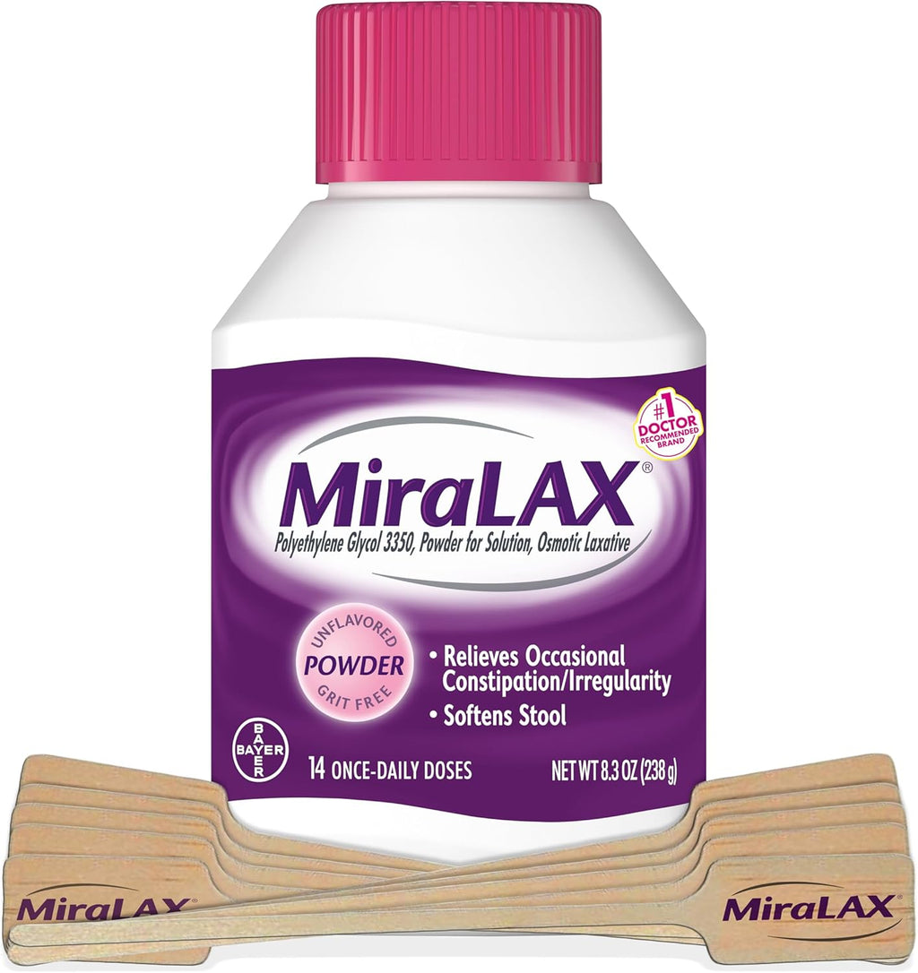 MIRALALAX 14 DOSIS laxante, alivio suave del estreñimiento para adultos