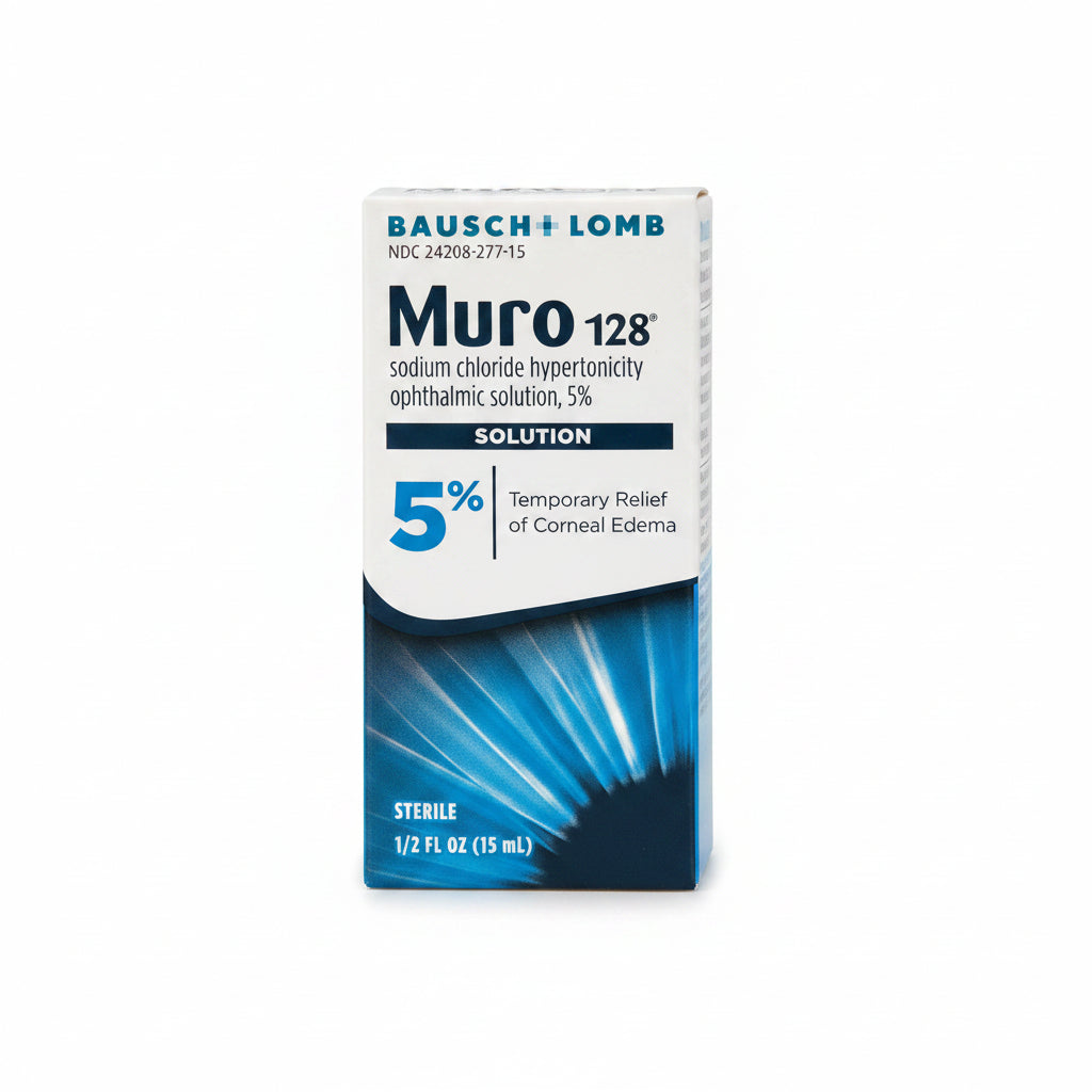 Muro 128 Solución, Alivio Temporal del Edema Corneal 15ml