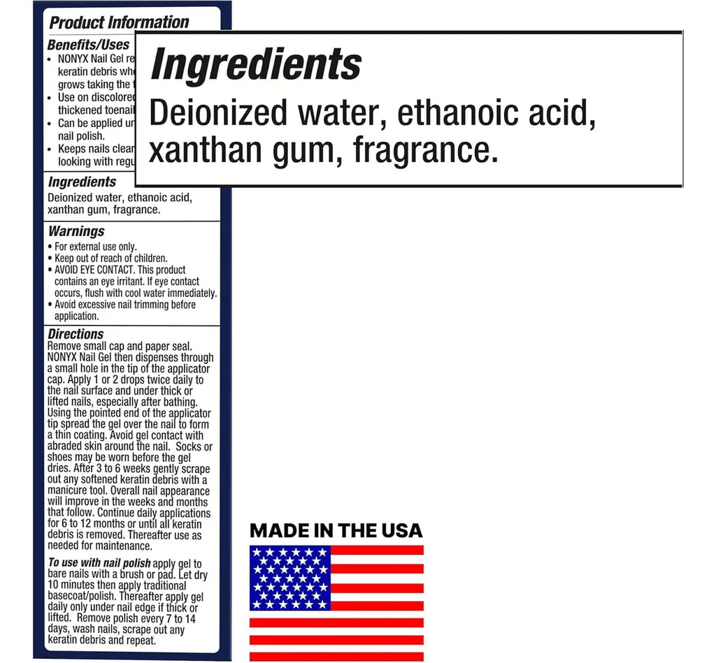 Gel Anti Hongos Uñas Pies Y Manos 4oz