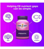 One A Day Vitaminas Prenatales Con Ácido Fólico Dha Y Hierro Sabor Sin Sabor