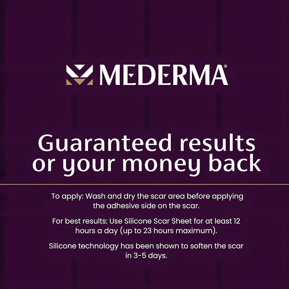 Parches Mederma Tratamiento Desvanece Cicatrices Reusables