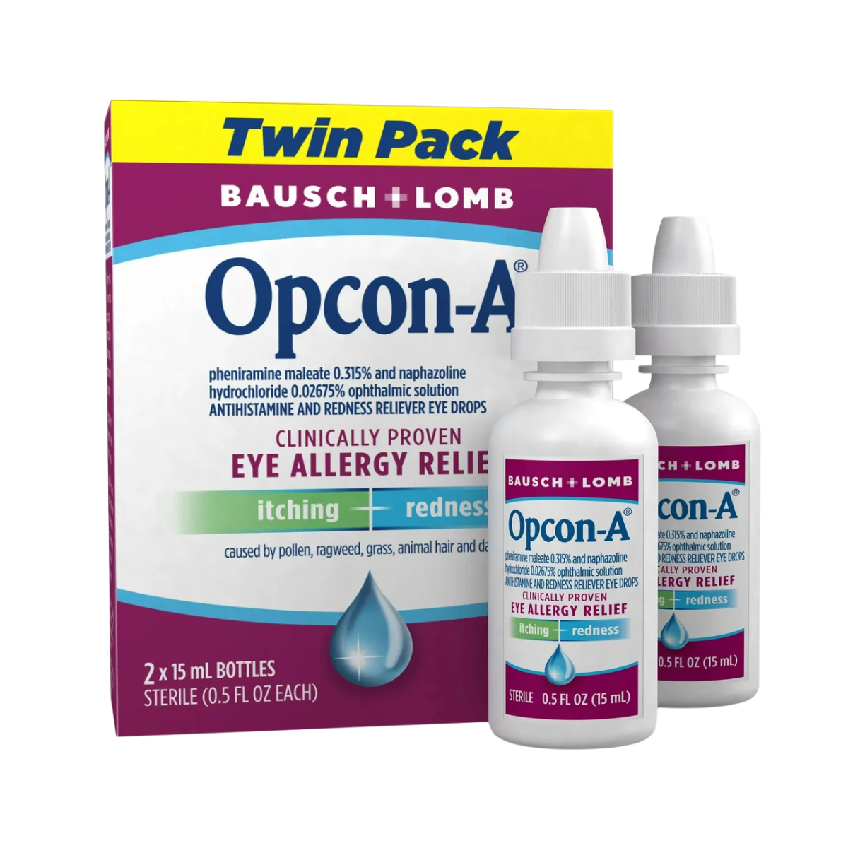 Opcon-a Gotas Ojos Rojos Alergias 2unidades (twin Pack) 15ml