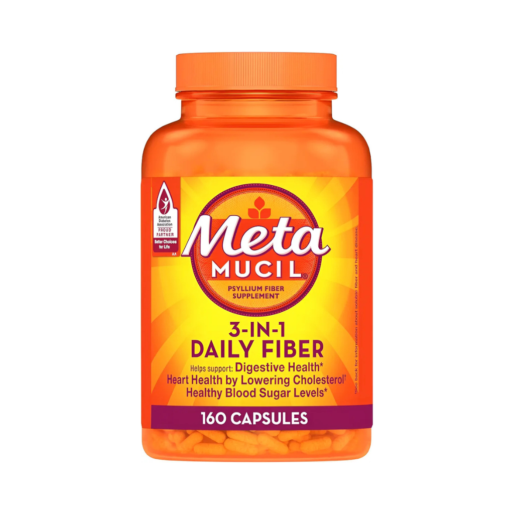 Metamucil Psyllium Husk Fiber Supplement, 3-in-1 For Dige
