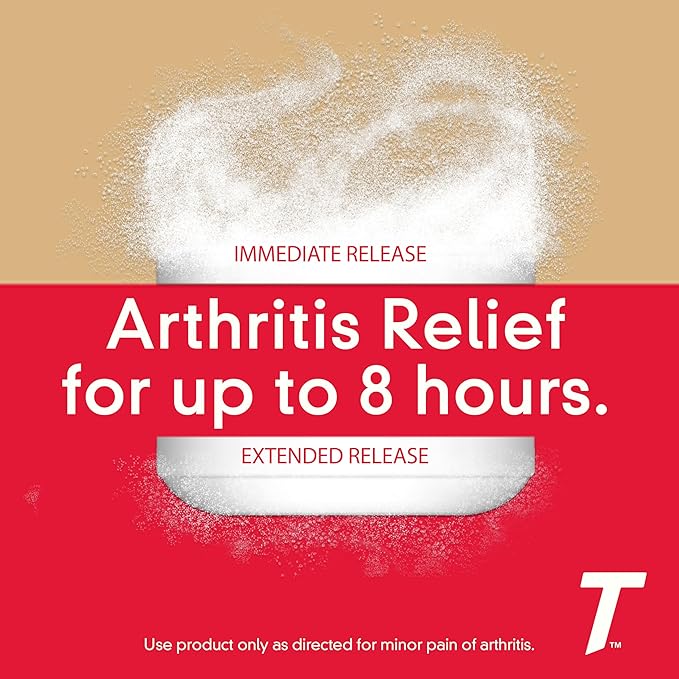 Tylenol Arthritis 225 Cápsulas de liberación prolongada de acetaminofén de 650 mg dolor articular, reductor de fiebre