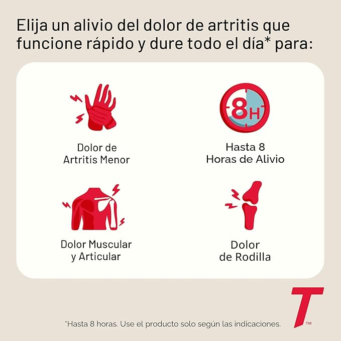 Tylenol Arthritis 225 Cápsulas de liberación prolongada de acetaminofén de 650 mg dolor articular, reductor de fiebre