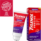 Tylenol Precise Crema Analgésica Nocturna Alivio Tópico con 4% de Alcanfor y 1.25% de Mentol para Alivio Muscular