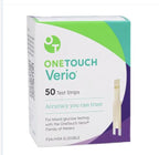 Verio Onetouch 50 Tiras Para Medir Glucosa Diabéticos
